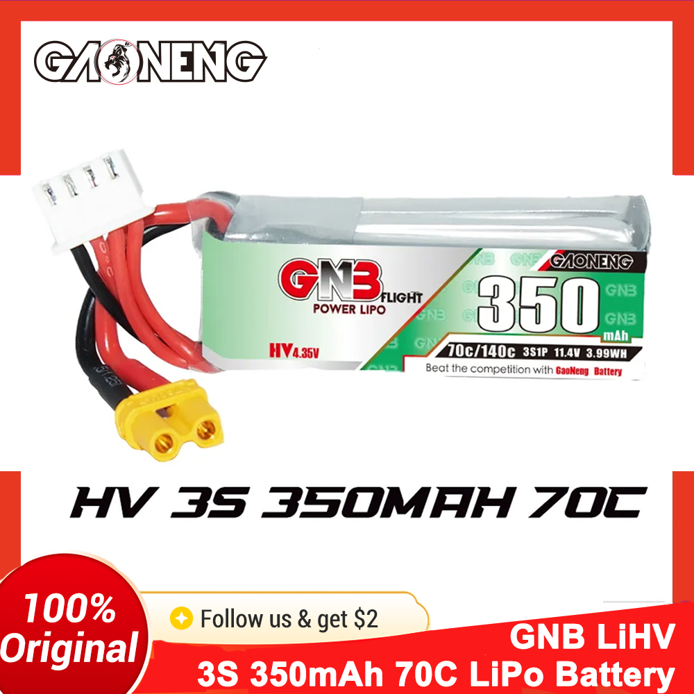 Fpv Drone Goggles - بطارية ليثيوم بوليمر Gaoneng GNB 350