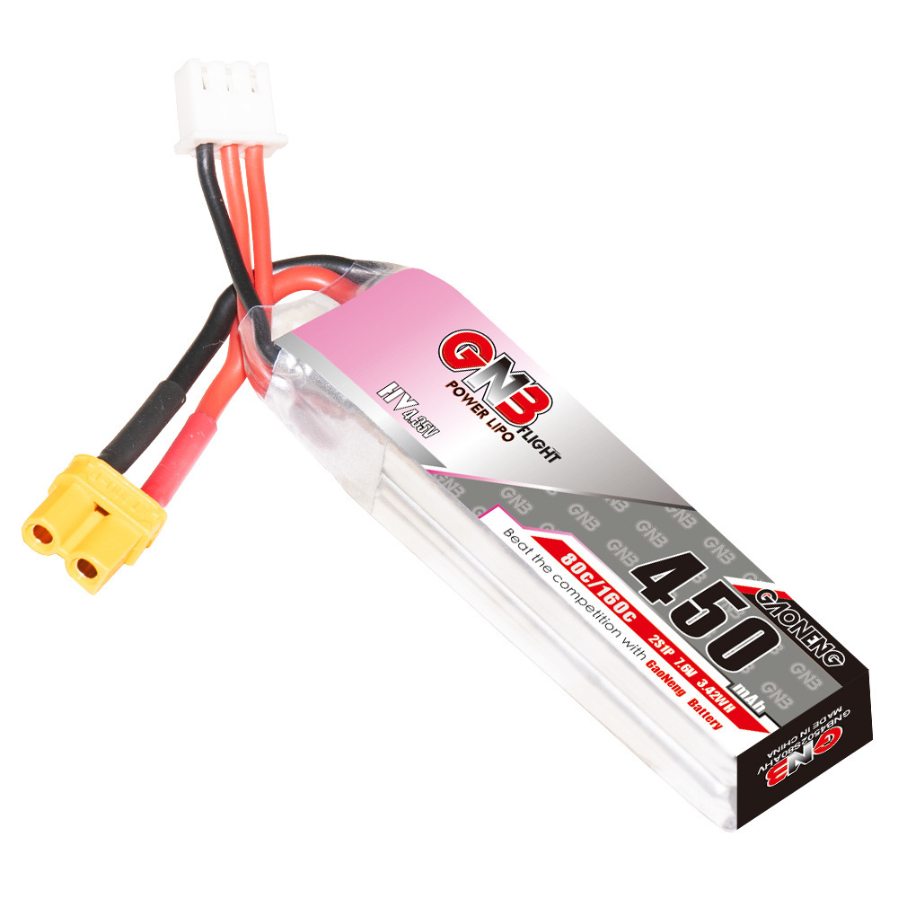 GNB يبو بطارية HV 2S 7.6 فولت  - مراجعة Fpv Drone Battery وسعره