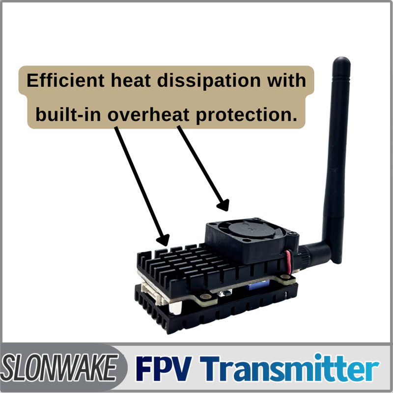 SLONWAKE 5.8G 3000mW محاكاة VT - مراجعة Fpv Drone Receiver وسعره
